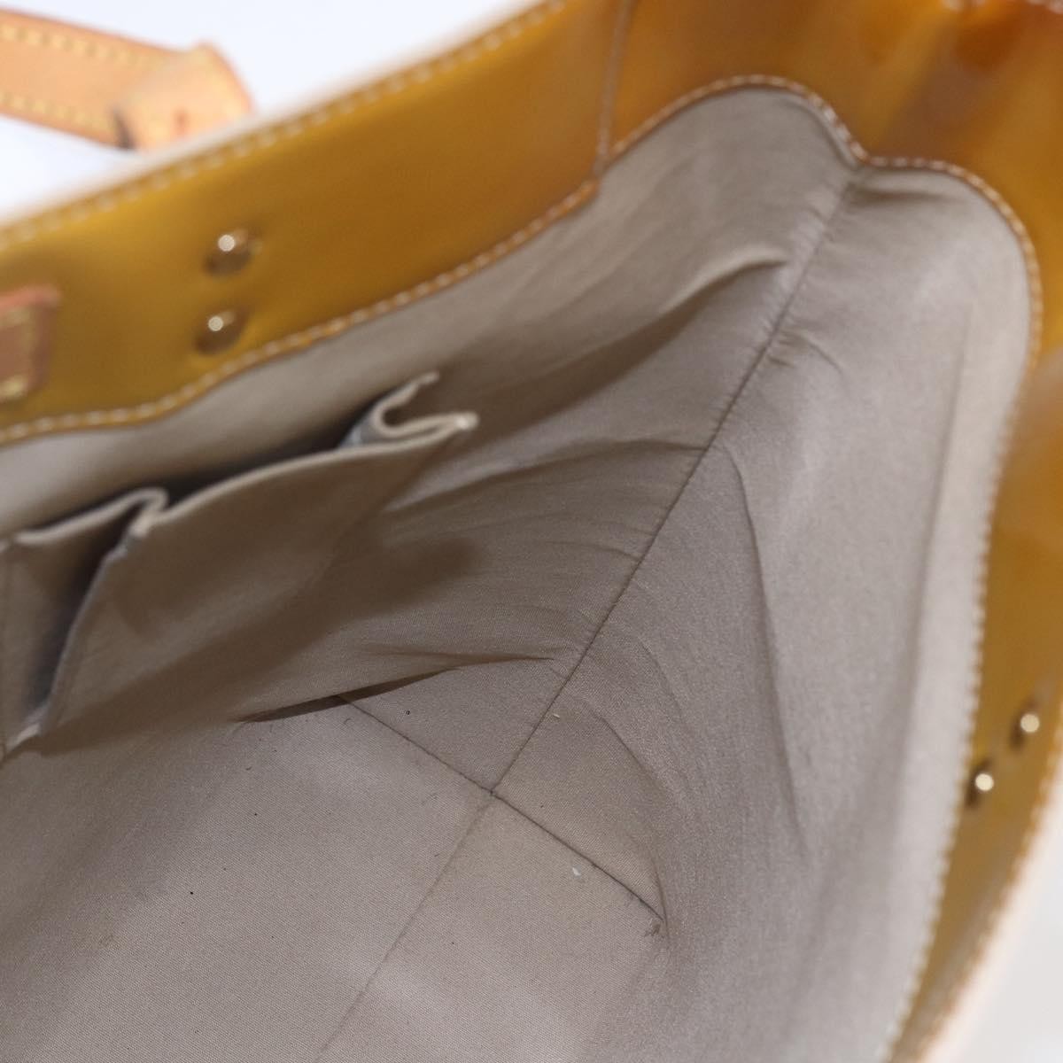 Louis Vuitton Reade Handbag Monogram Vernis Beige Patent_Leather Tote Bag Bag (Pre-Owned)