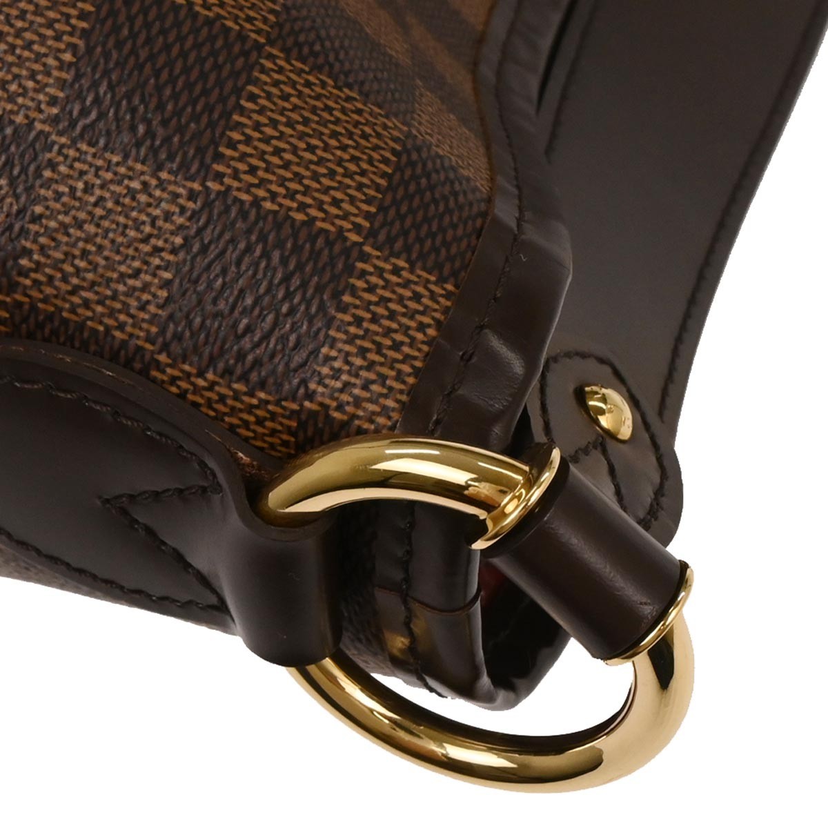 Louis Vuitton Delightful Nm Handbag Damier Brown Canvas Tote Bag Bag (Pre-Owned)
