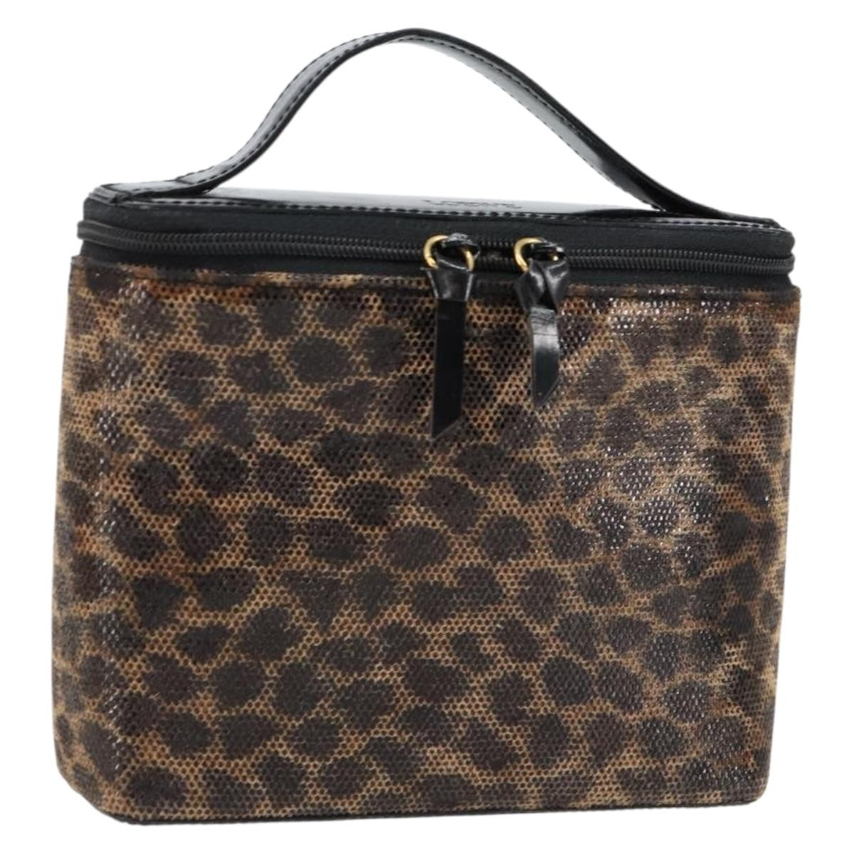 Loewe Vintage Handbag Leather Brown Leather Handbag (Pre-Owned)