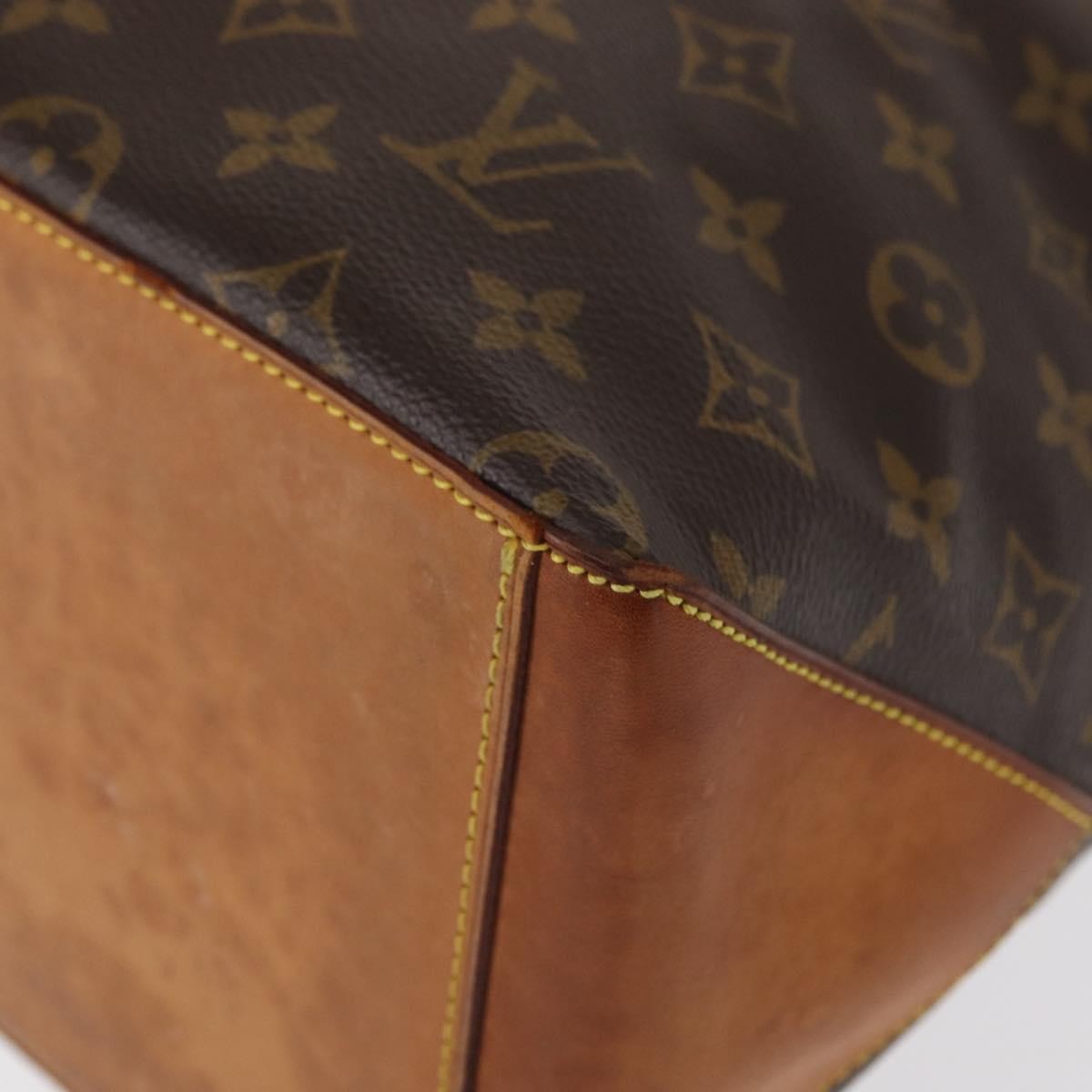 Louis Vuitton Cabas Mezzo Monogram Canvas Brown Canvas Tote Bag Bag (Pre-Owned)