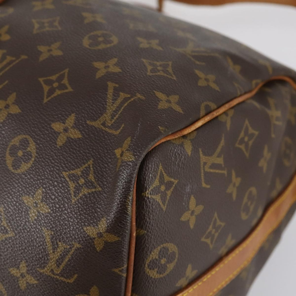 Louis Vuitton Keepall Bandouliere Bag Monogram Canvas Brown Canvas Travel Bag Bag (Pre-Owned)
