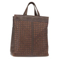 Bottega Veneta Tote Intrecciato Nappa Brown Leather Tote Bag Bag (Pre-Owned)
