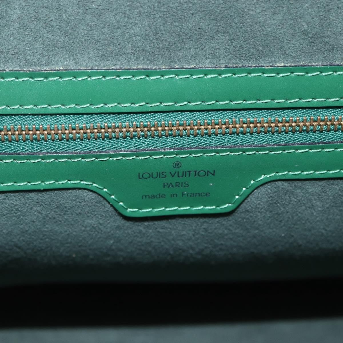 Louis Vuitton Lussac Handbag Epi Leather Green Leather Shoulder Bag Bag (Pre-Owned)