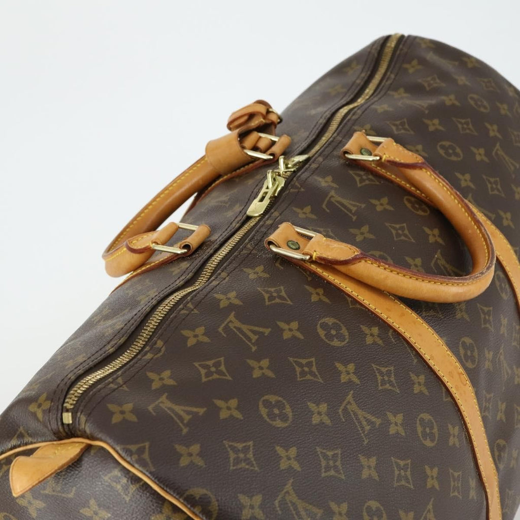 Louis Vuitton Keepall Bag Monogram Canvas Brown Canvas Travel Bag Bag (Pre-Owned)