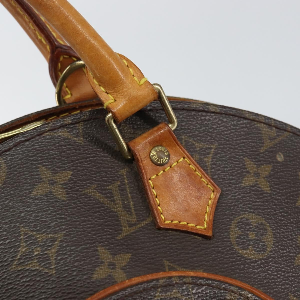 Louis Vuitton Ellipse Bag Monogram Canvas Brown Canvas Handbag (Pre-Owned)
