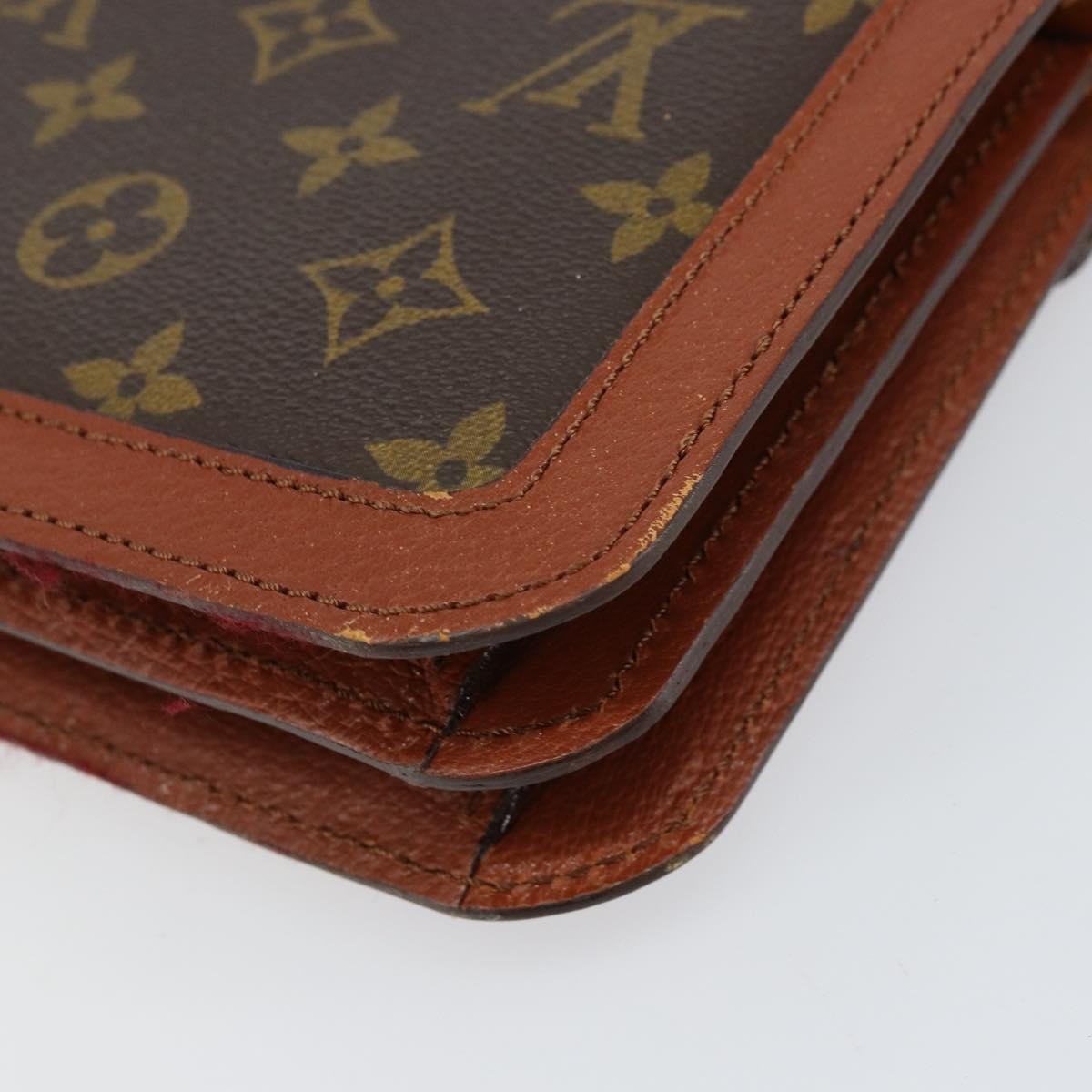 Louis Vuitton Vintage Dauphine Shoulder Bag Monogram Canvas Brown Canvas Shoulder Bag Bag (Pre-Owned)