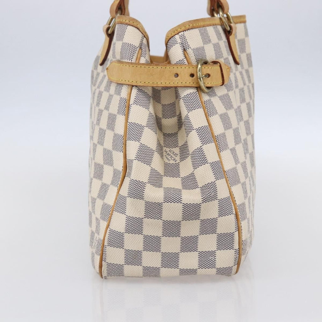 Louis Vuitton Batignolles Handbag Damier White Canvas Tote Bag Bag (Pre-Owned)