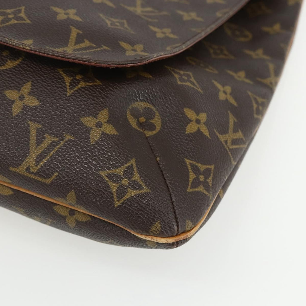 Louis Vuitton Musette Handbag Monogram Canvas Brown Canvas Shoulder Bag Bag (Pre-Owned)