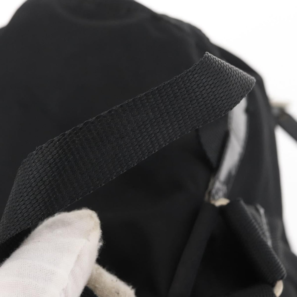 Prada Double Front Pocket Backpack Tessuto Black Nylon Backpack Bag (Pre-Owned)