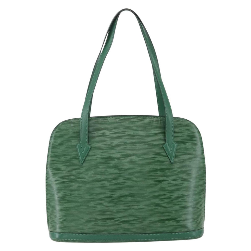 Louis Vuitton Lussac Handbag Epi Leather Green Leather Shoulder Bag Bag (Pre-Owned)