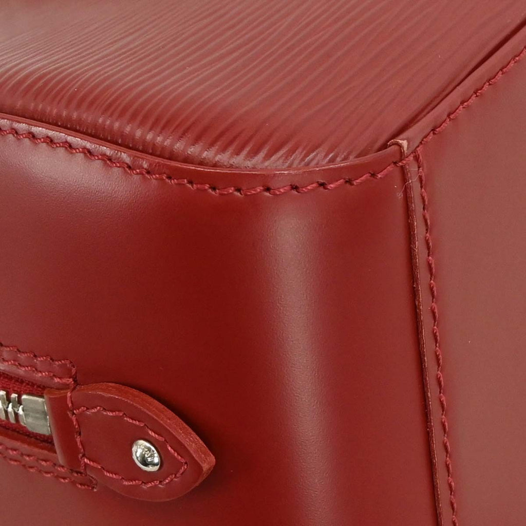 Louis Vuitton Jasmin Bag Epi Leather Red Leather Handbag (Pre-Owned)