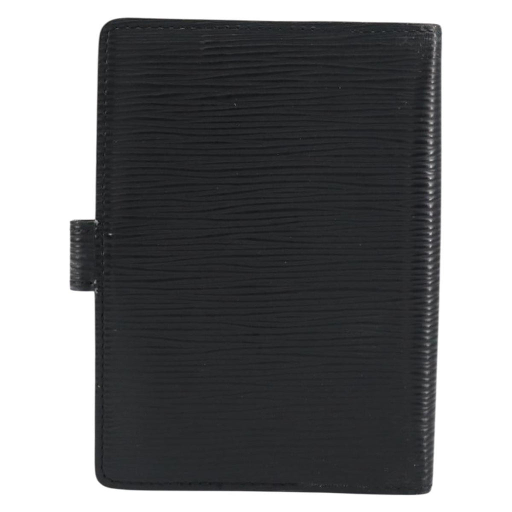Louis Vuitton Agenda Cover Epi Leather Black Leather Wallets Accessory (Pre-Owned)