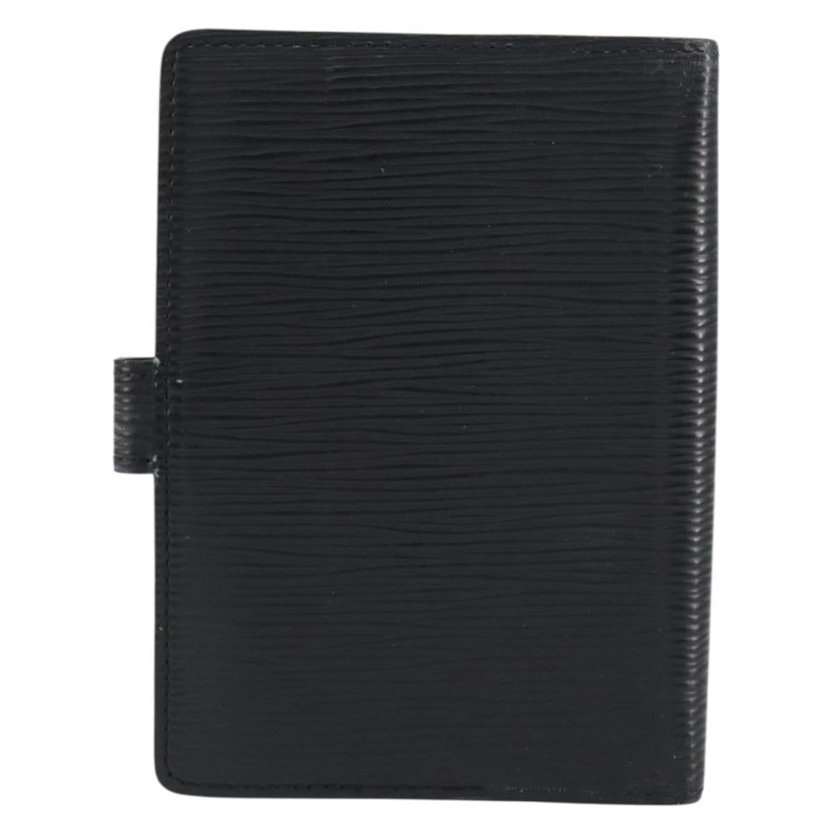 Louis Vuitton Agenda Cover Epi Leather Black Leather Wallets Accessory (Pre-Owned)