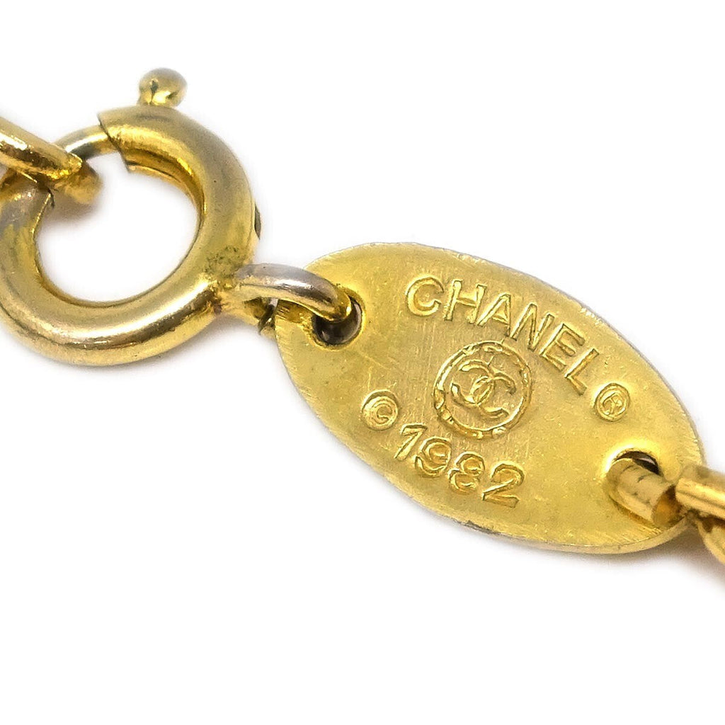 Chanel Cc Star Bracelet Metal With Crystals And Faux Pearl Gold Gold_Plated Bracelet Jewelry (Pre-Owned)