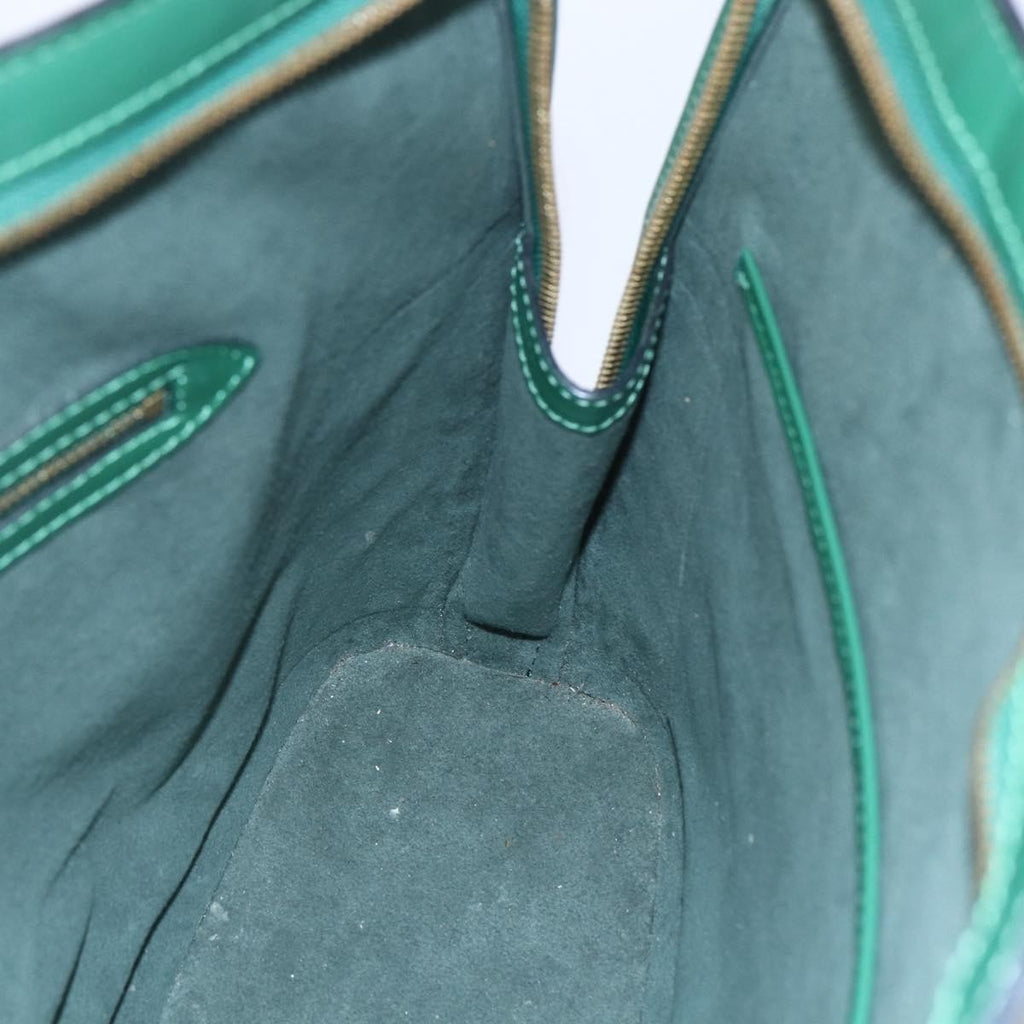 Louis Vuitton Lussac Handbag Epi Leather Green Leather Shoulder Bag Bag (Pre-Owned)