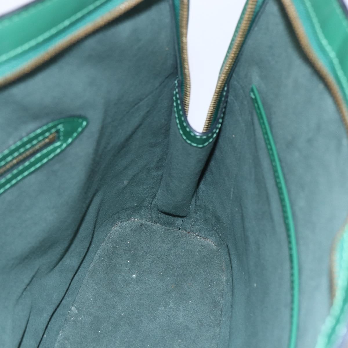 Louis Vuitton Lussac Handbag Epi Leather Green Leather Shoulder Bag Bag (Pre-Owned)