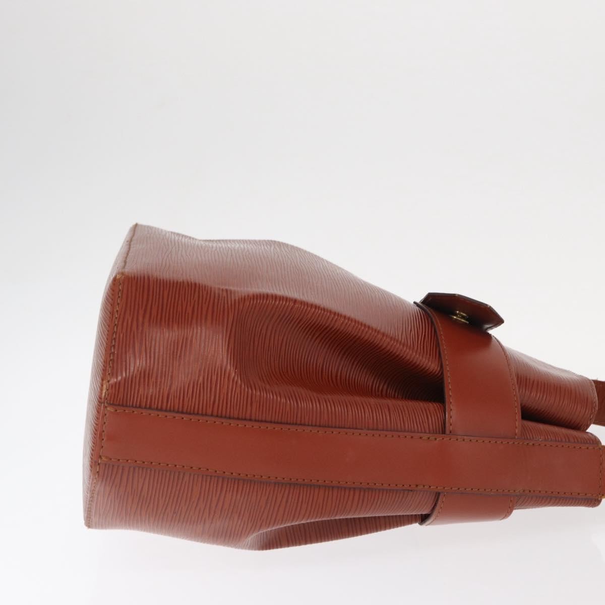 Louis Vuitton Vintage Sac D'epaule Handbag Epi Leather Brown Leather Shoulder Bag Bag (Pre-Owned)