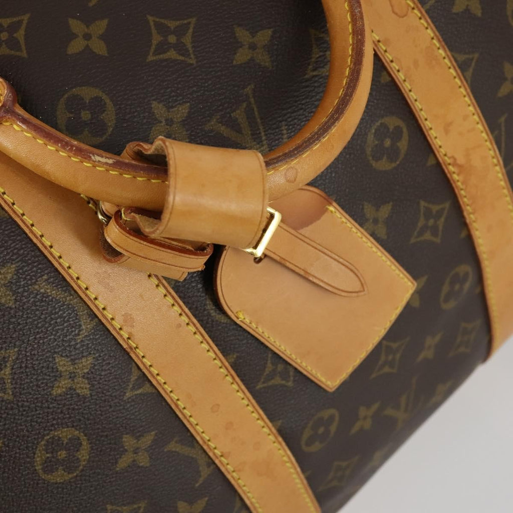 Louis Vuitton Keepall Bag Monogram Canvas Brown Canvas Travel Bag Bag (Pre-Owned)