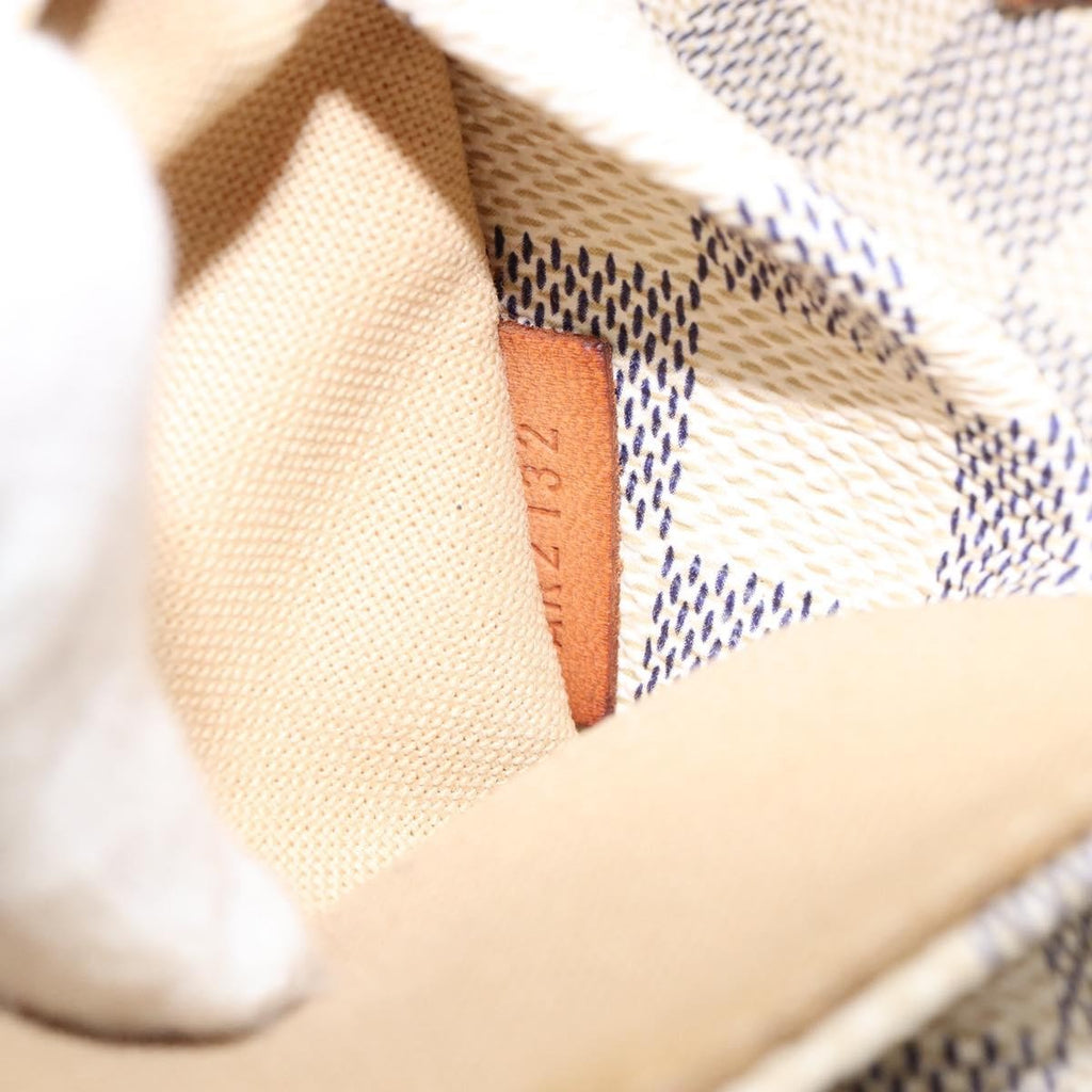 Louis Vuitton Totally Handbag Damier White Canvas Tote Bag Bag (Pre-Owned)