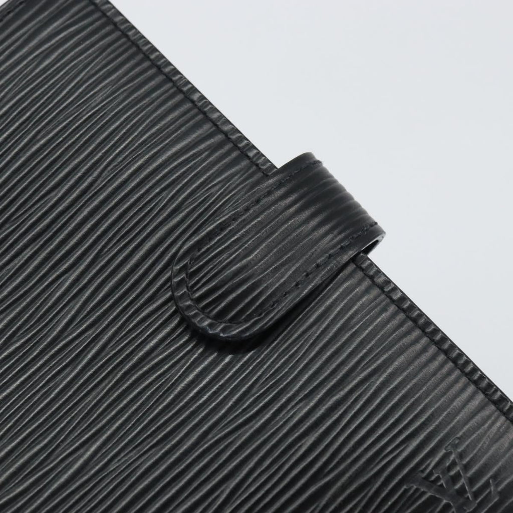 Louis Vuitton Agenda Cover Epi Leather Black Leather Wallets Accessory (Pre-Owned)