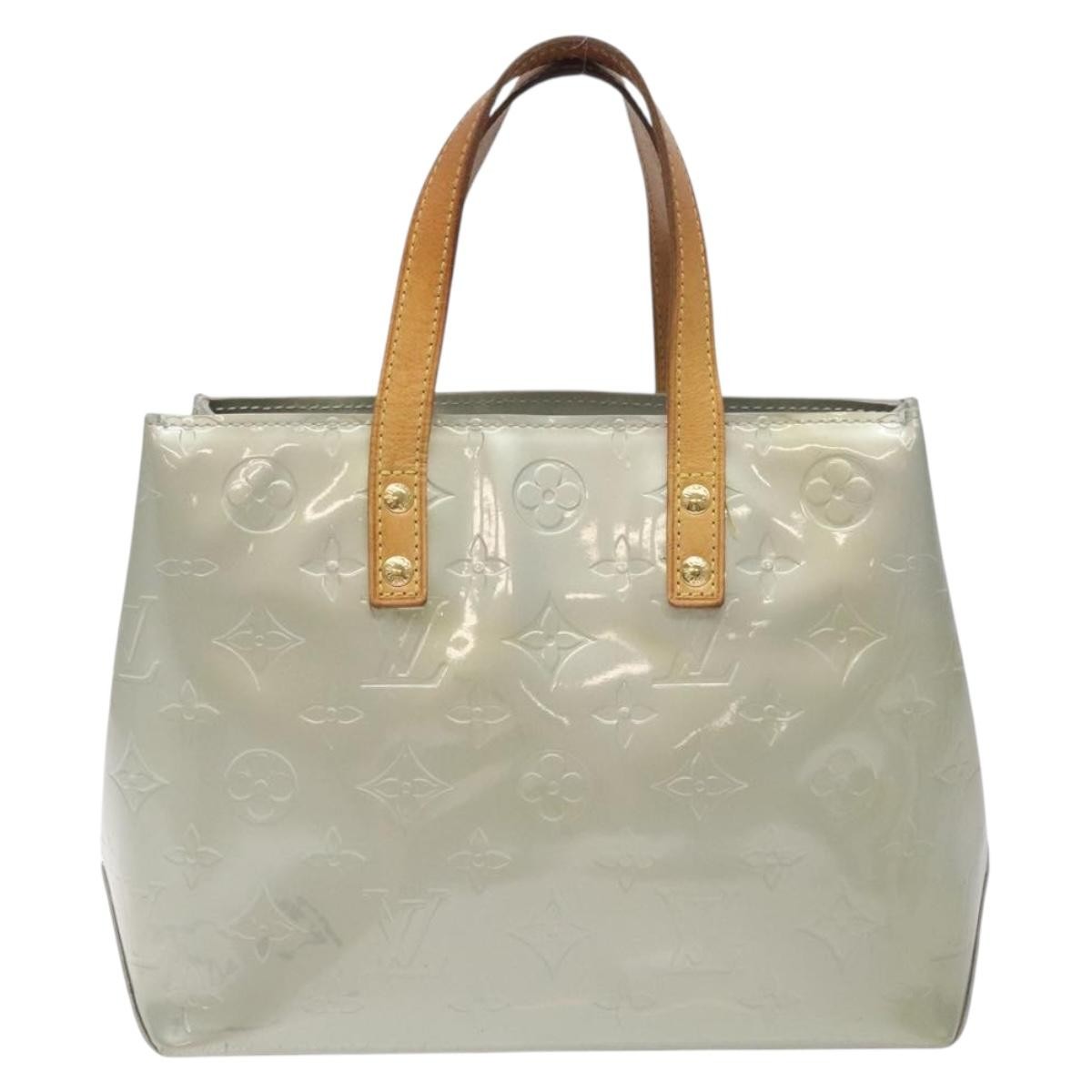 Louis Vuitton Reade Handbag Monogram Vernis Gray Patent_Leather Handbag (Pre-Owned)