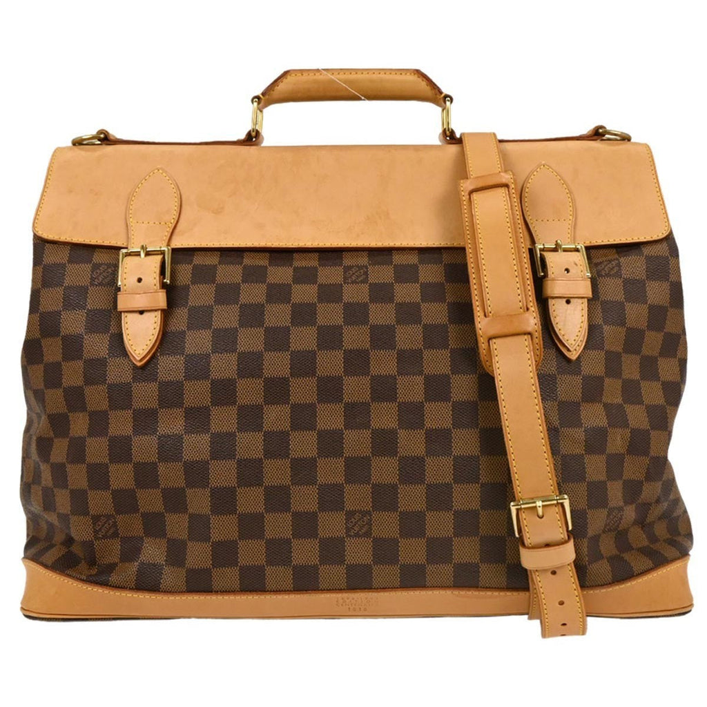Louis Vuitton West End Handbag Damier Brown Canvas Travel Bag Bag (Pre-Owned)