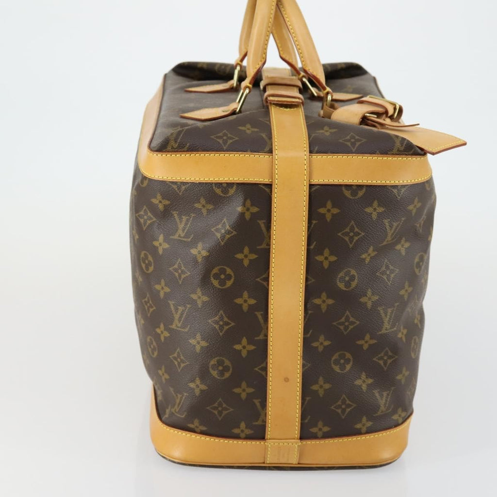 Louis Vuitton Cruiser Handbag Monogram Canvas Brown Canvas Travel Bag Bag (Pre-Owned)