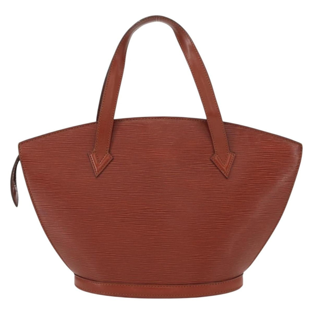 Louis Vuitton Saint Jacques Handbag Epi Leather Brown Leather Handbag (Pre-Owned)