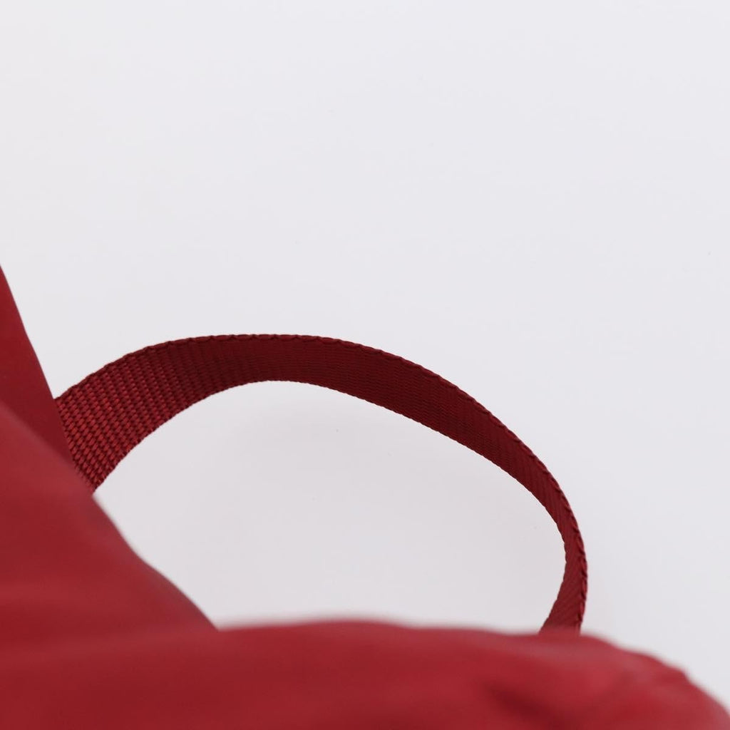 Prada Double Front Pocket Backpack Tessuto Red Nylon Backpack Bag (Pre-Owned)
