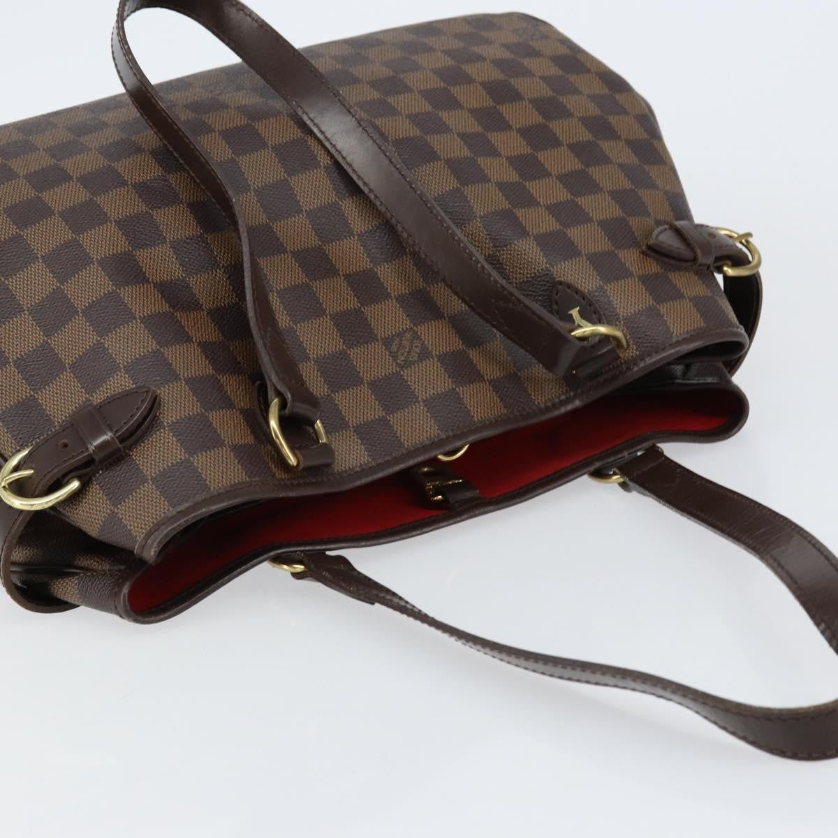 Louis Vuitton Batignolles Handbag Damier Brown Canvas Tote Bag Bag (Pre-Owned)