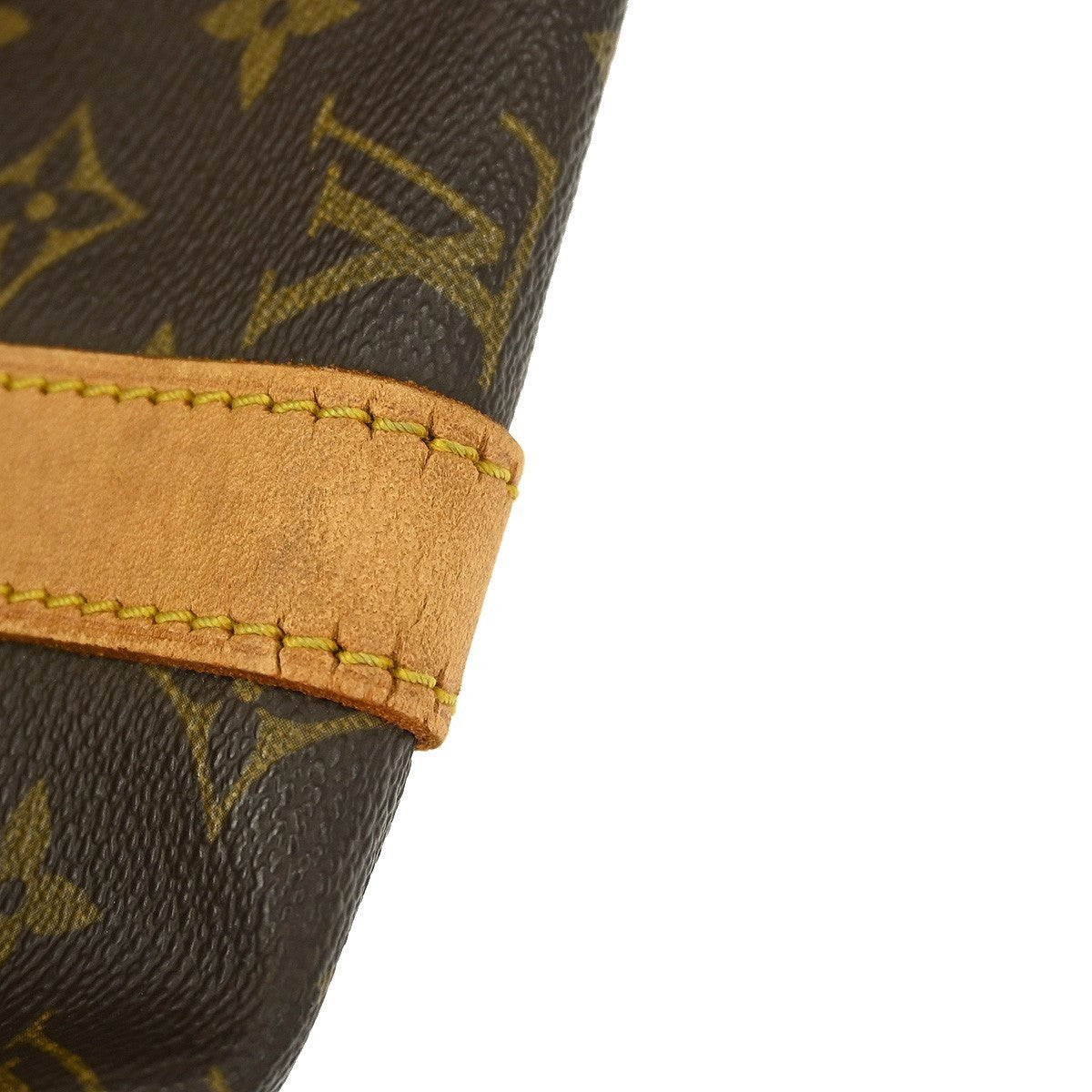 Louis Vuitton Keepall Bag Monogram Canvas Brown Canvas Travel Bag Bag (Pre-Owned)