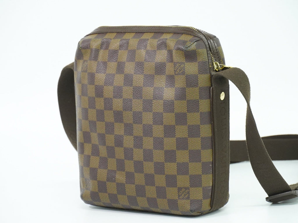 Louis Vuitton Trotteur Beaubourg Handbag Damier Brown Canvas Shoulder Bag Bag (Pre-Owned)