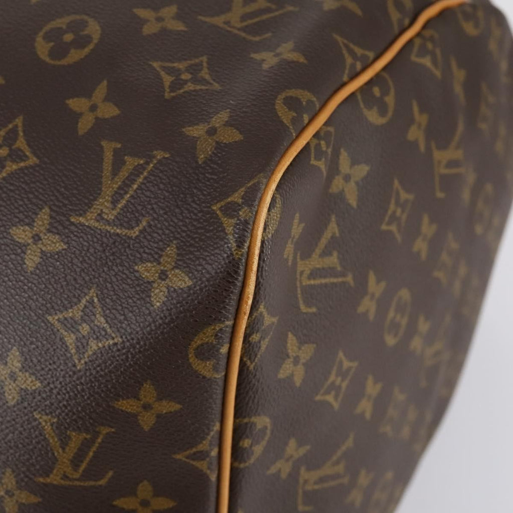 Louis Vuitton Keepall Bag Monogram Canvas Brown Canvas Travel Bag Bag (Pre-Owned)