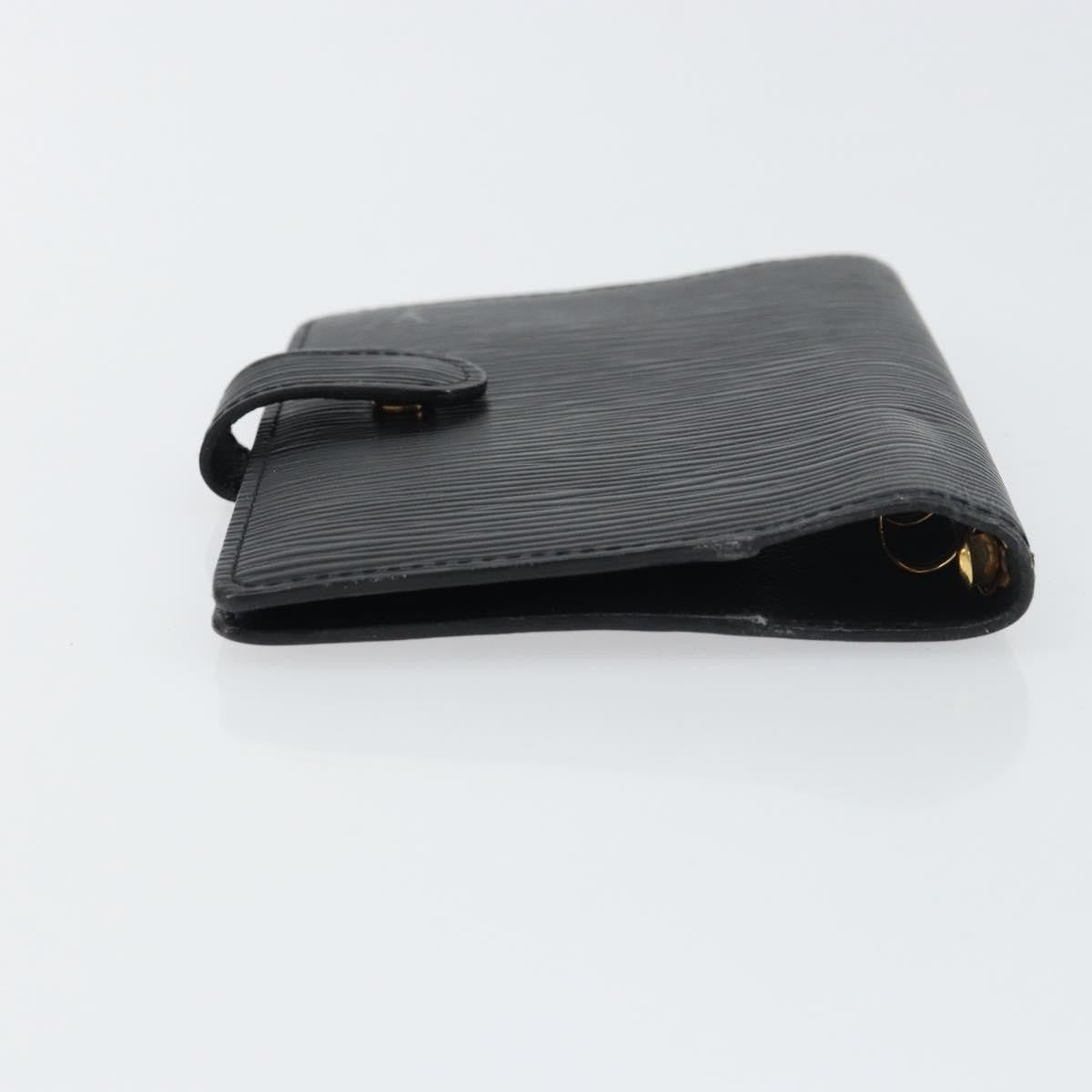 Louis Vuitton Agenda Cover Epi Leather Black Leather Wallets Accessory (Pre-Owned)