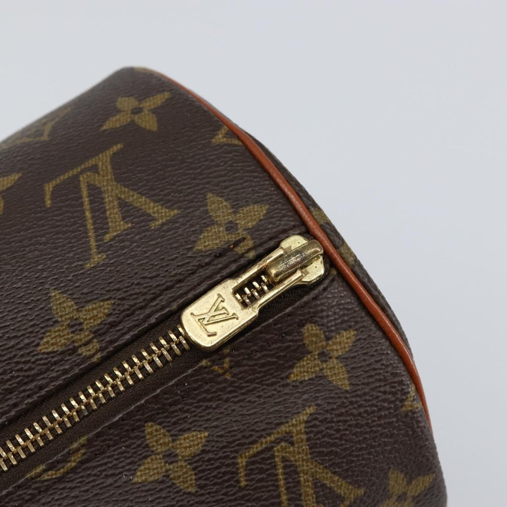 Louis Vuitton Papillon Handbag Monogram Canvas Brown Canvas Shoulder Bag Bag (Pre-Owned)