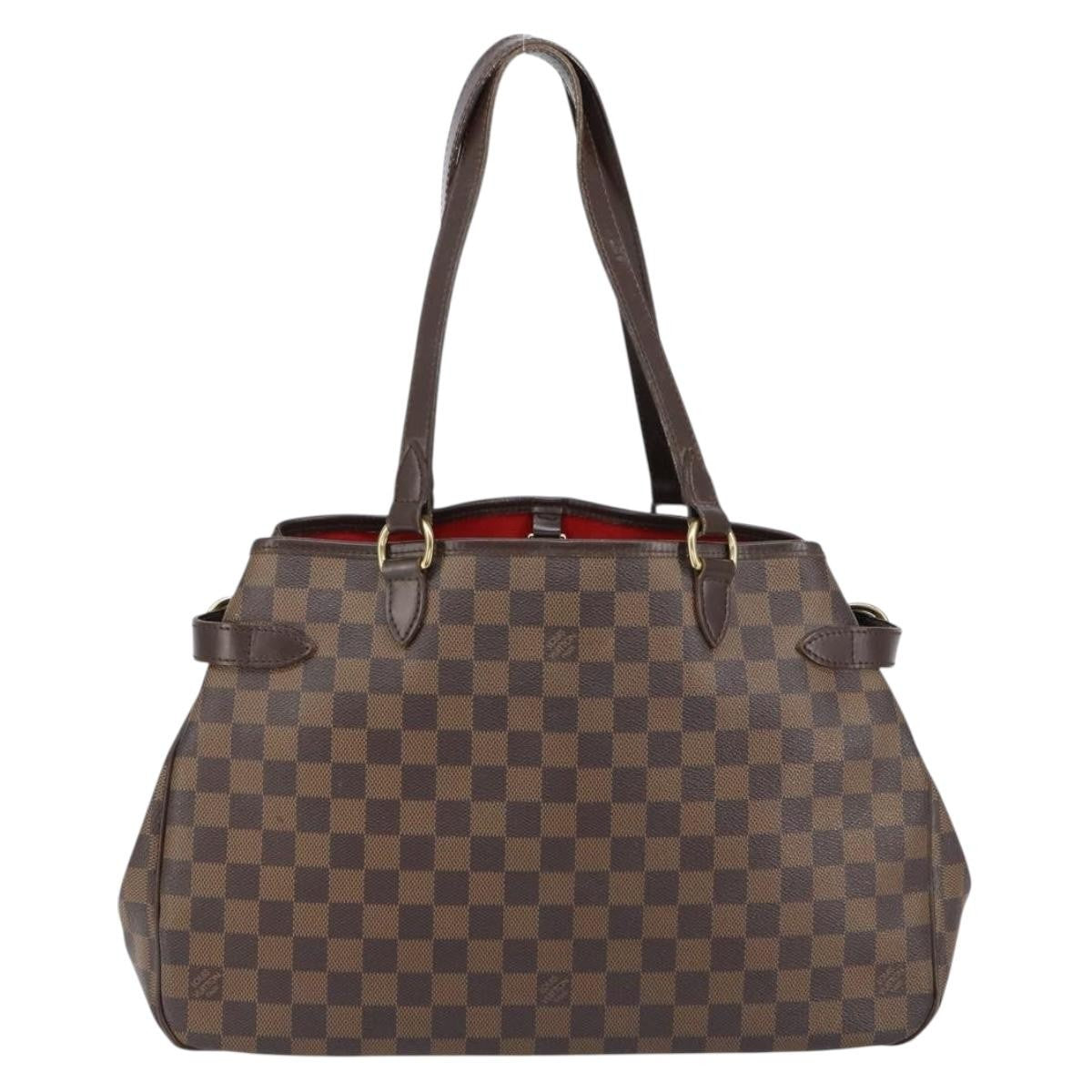 Louis Vuitton Batignolles Handbag Damier Brown Canvas Tote Bag Bag (Pre-Owned)