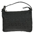 Fendi Pochette Shoulder Bag Zucchino Canvas Black Canvas Clutche & Pouche Bag (Pre-Owned)