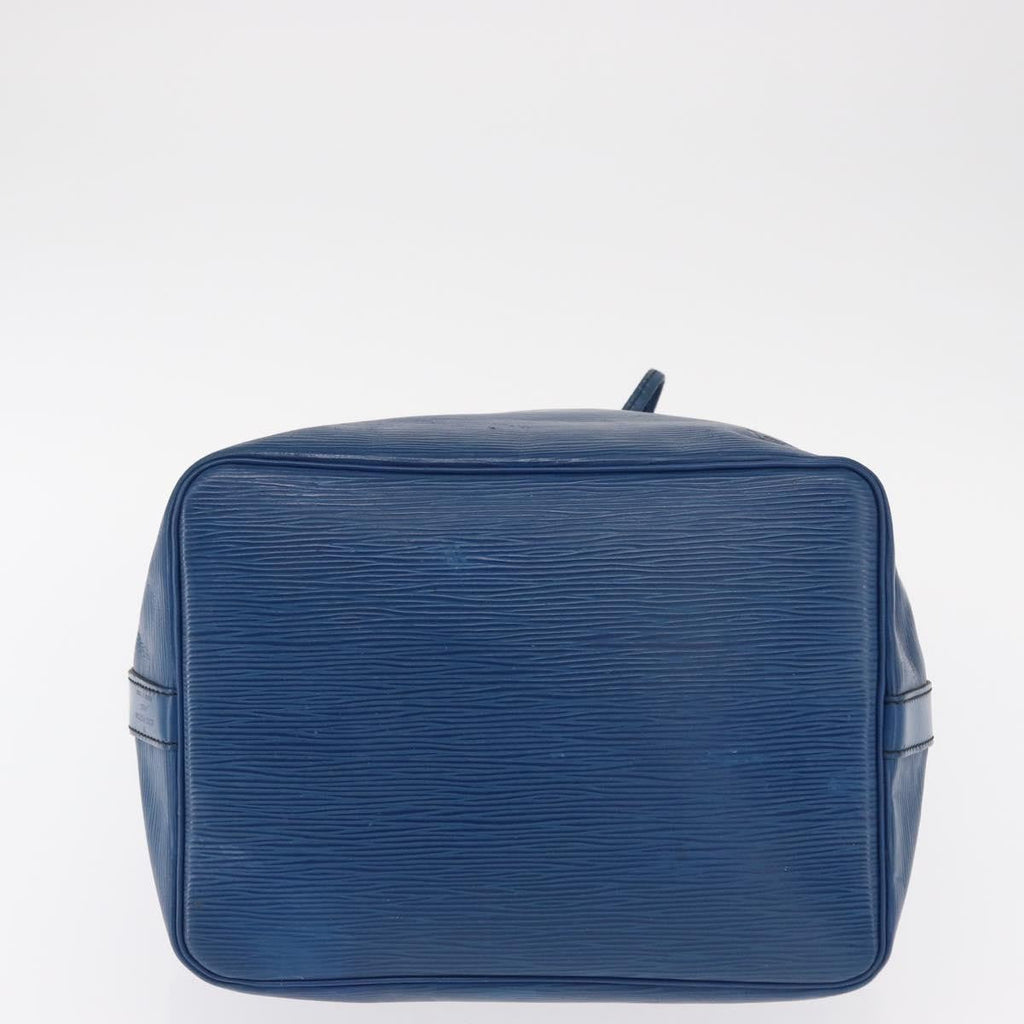 Louis Vuitton Petit Noe Handbag Epi Leather Blue Leather Shoulder Bag Bag (Pre-Owned)