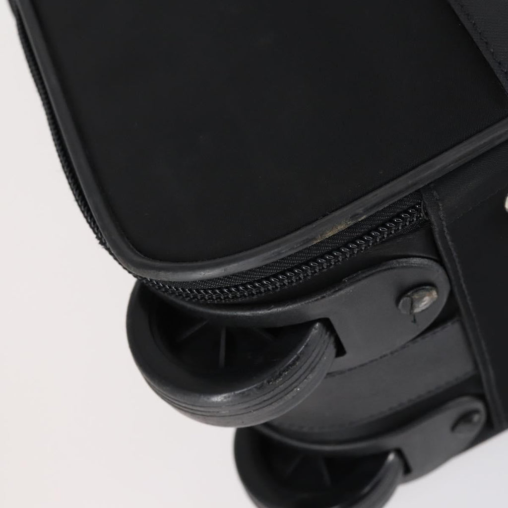 Prada Trunk Bag Nylon Black Nylon Travel Bag Bag (Pre-Owned)