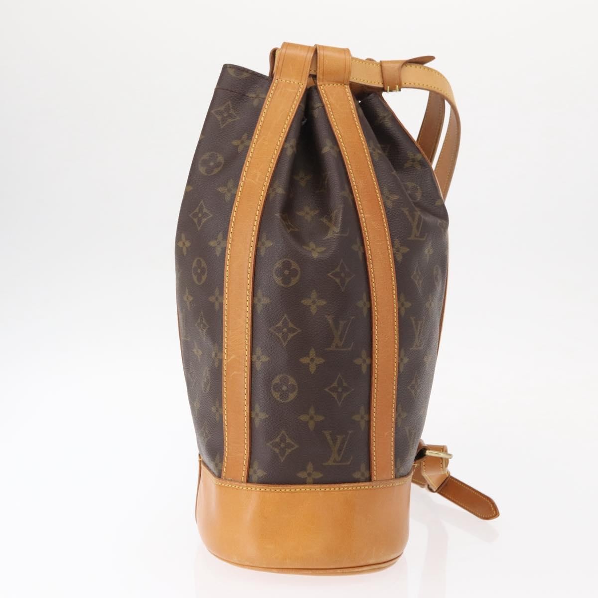 Louis Vuitton Randonnee Backpack Monogram Canvas Brown Canvas Backpack Bag (Pre-Owned)