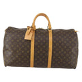 Louis Vuitton Keepall Bag Monogram Canvas Brown Canvas Travel Bag Bag (Pre-Owned)
