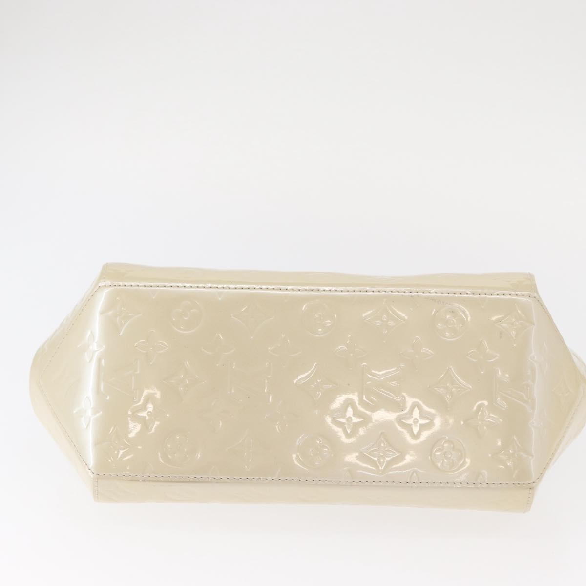 Louis Vuitton Sherwood Handbag Monogram Vernis Beige Patent_Leather Handbag (Pre-Owned)