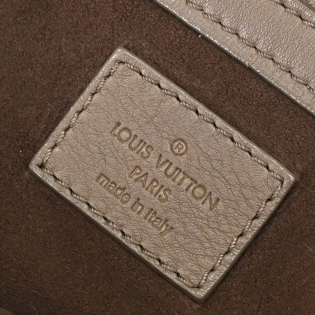 Louis Vuitton Antheia Lilia Handbag Leather Brown Leather Handbag (Pre-Owned)