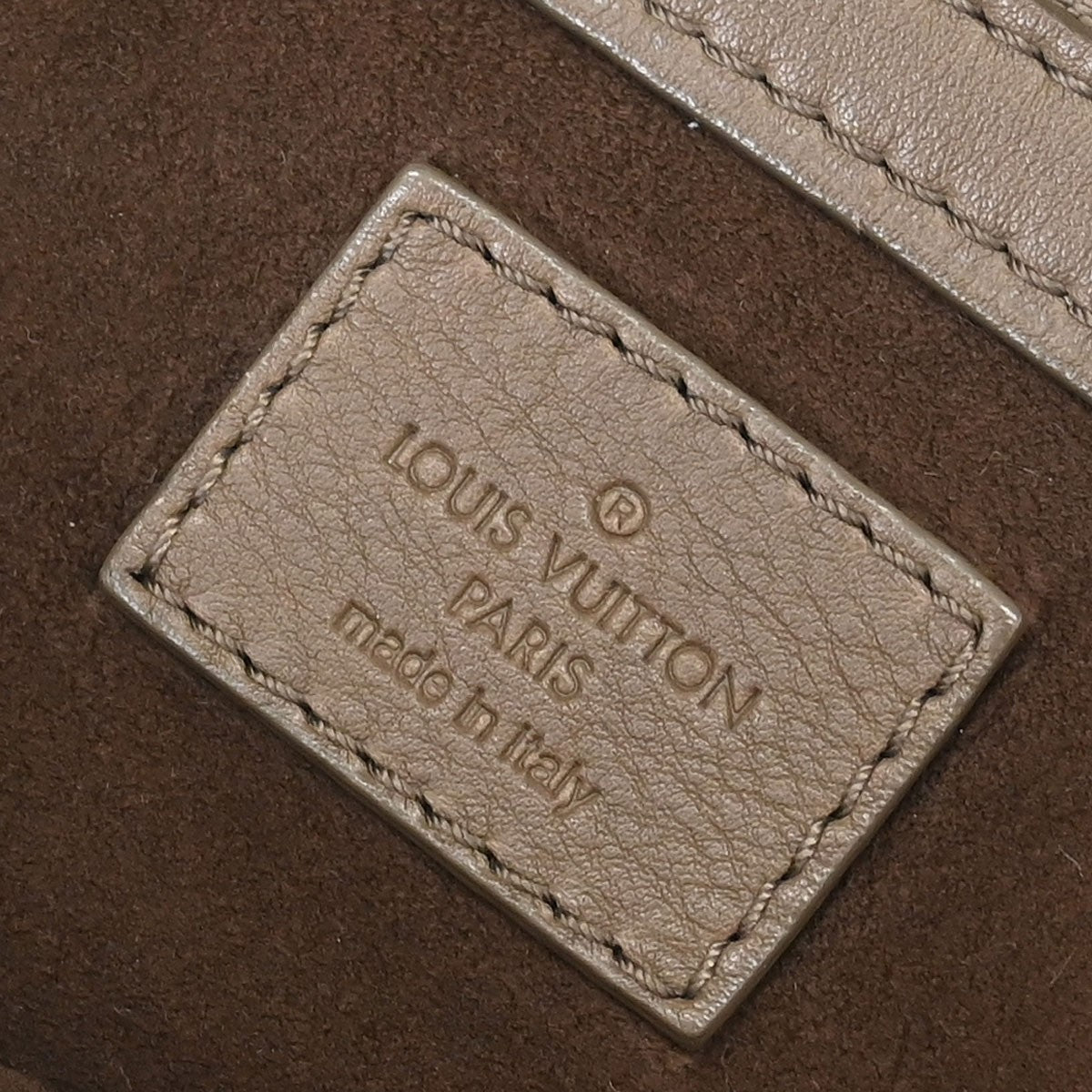 Louis Vuitton Antheia Lilia Handbag Leather Brown Leather Handbag (Pre-Owned)