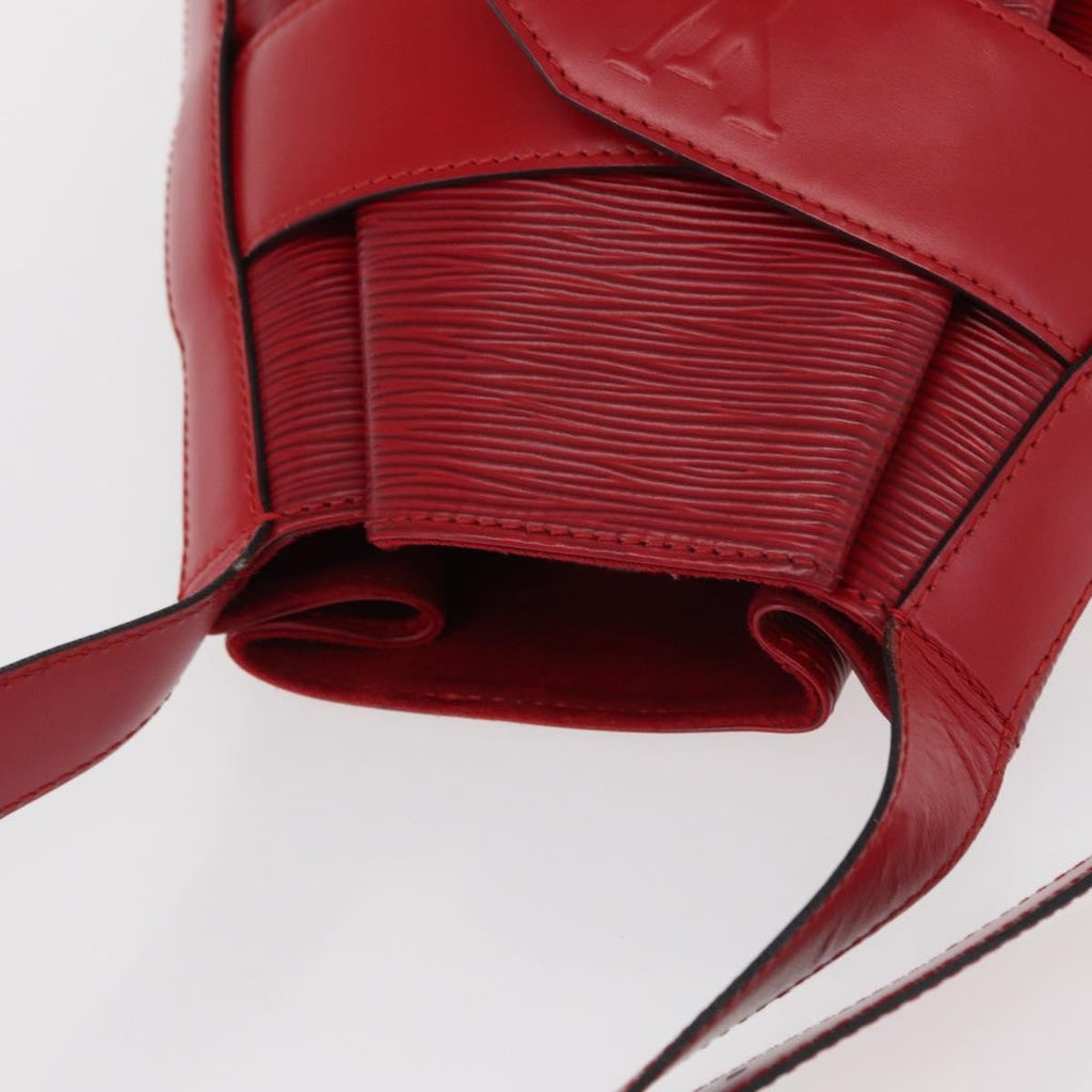 Louis Vuitton Vintage Sac D'epaule Handbag Epi Leather Red Leather Shoulder Bag Bag (Pre-Owned)