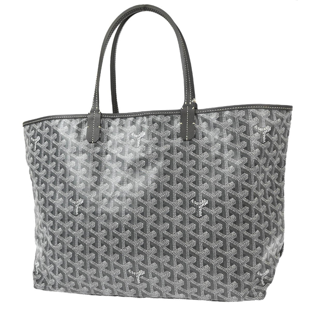 Goyard Saint Louis Tote Coated Canvas Gray Canvas Tote Bag Bag (Pre-Owned)