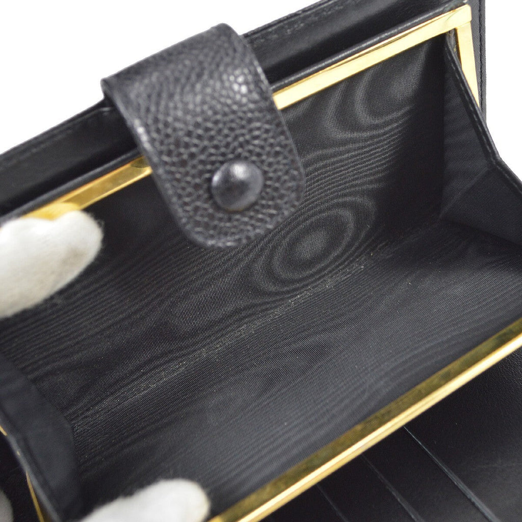Chanel Timeless Cc French Wallet Caviar Black Leather Wallets Accessory (Pre-Owned)