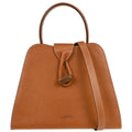 Loewe Turn Lock Leather Brown Leather Handbag (Pre-Owned)