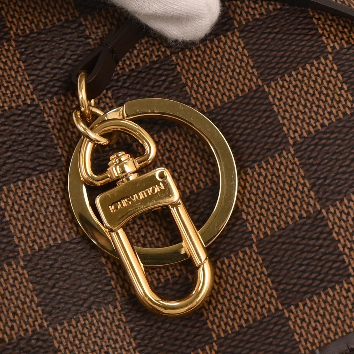 Louis Vuitton Delightful Nm Handbag Damier Brown Canvas Tote Bag Bag (Pre-Owned)