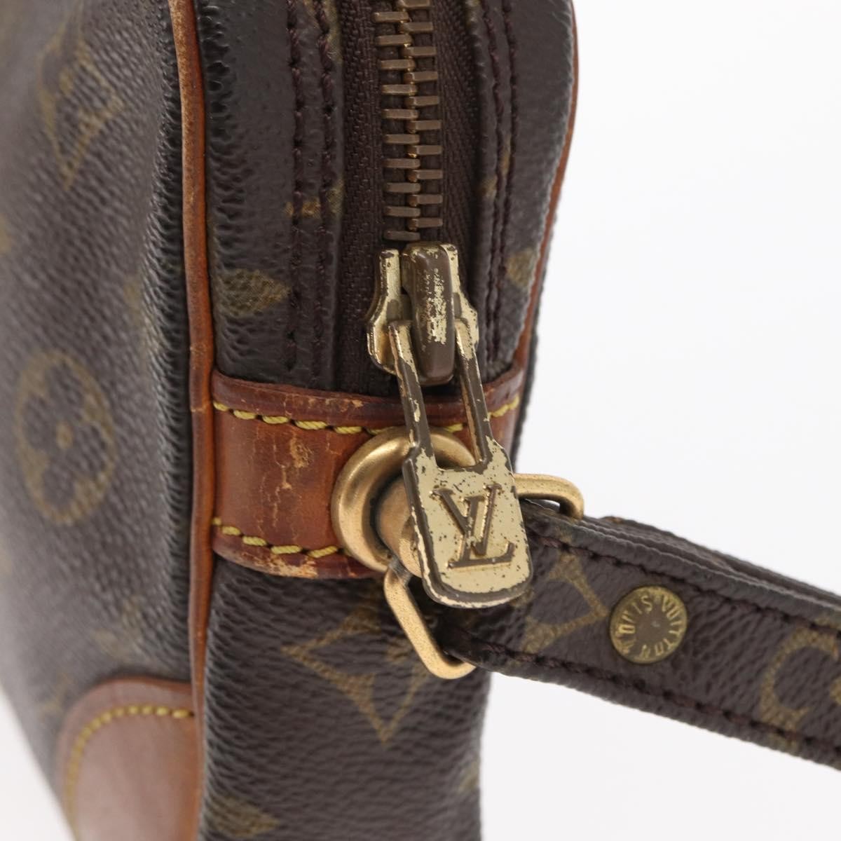 Louis Vuitton Marly Dragonne Clutch Monogram Canvas Brown Canvas Clutche & Pouche Bag (Pre-Owned)
